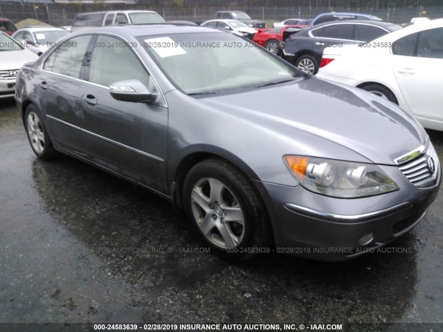 JH4KB16687C003580 - 2007 ACURA RL SILVER photo 1