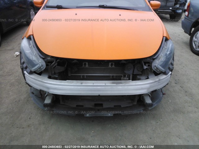 1C3CDFBB1ED676948 - 2014 DODGE DART SXT ORANGE photo 6