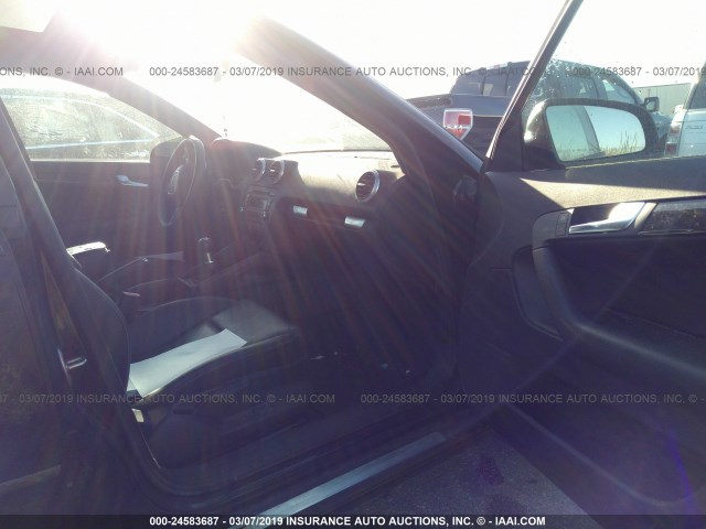 WAUHF78PX8A071527 - 2008 AUDI A3 2.0 BLACK photo 5