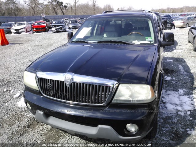 5LMEU88H54ZJ01273 - 2004 LINCOLN AVIATOR 黑色 照片 6