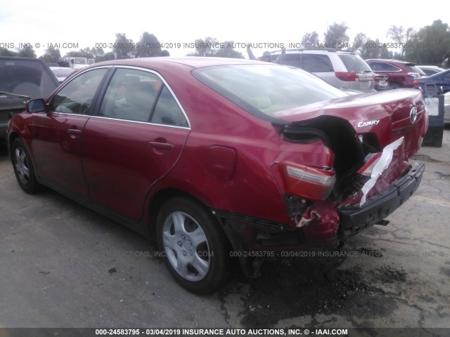 JTNBE46K173003228 - 2007 TOYOTA CAMRY NEW GENERAT CE/LE/XLE/SE RED photo 3