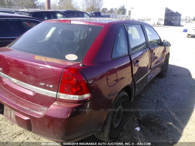 1G1ZT618X6F200677 - 2006 CHEVROLET MALIBU MAXX LT MAROON photo 4