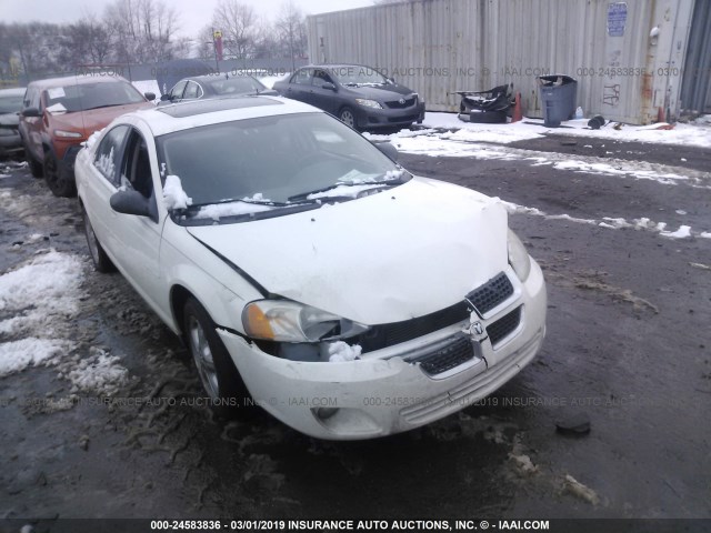 1B3AL46X66N114198 - 2006 DODGE STRATUS SXT WHITE photo 1