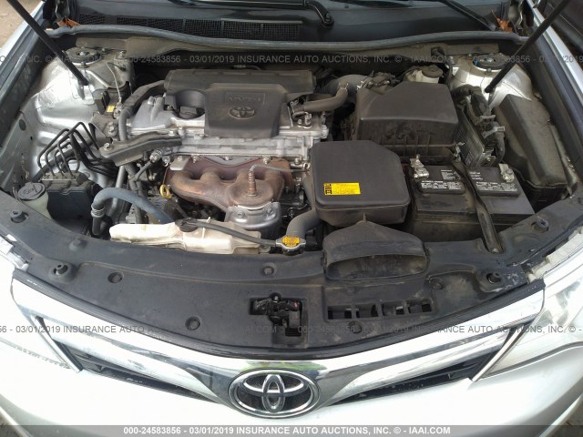 4T1BF1FK3EU420661 - 2014 TOYOTA CAMRY L/SE/LE/XLE 银色 照片 10