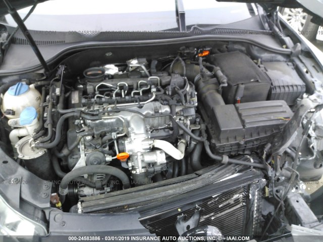 WVWNM7AJ9DW119954 - 2013 VOLKSWAGEN GOLF 灰色 照片 10