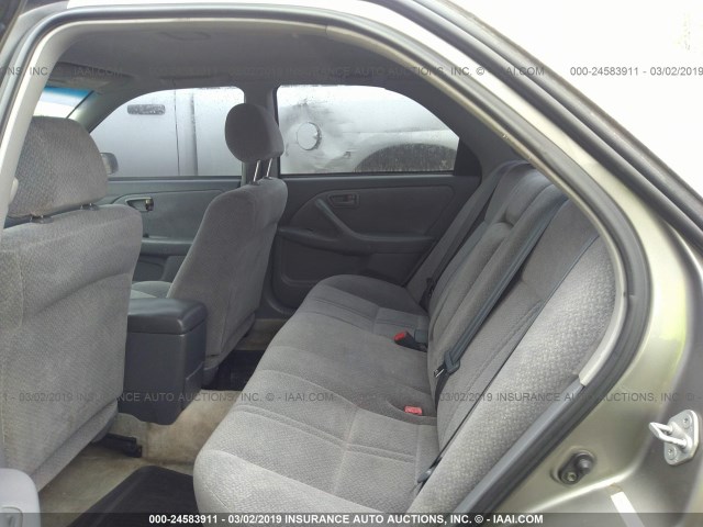 4T1BG22K2YU653170 - 2000 TOYOTA CAMRY CE/LE/XLE 棕色 照片 8
