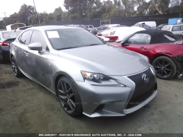 JTHBF1D22F5043791 - 2015 LEXUS IS 250 SILVER photo 1