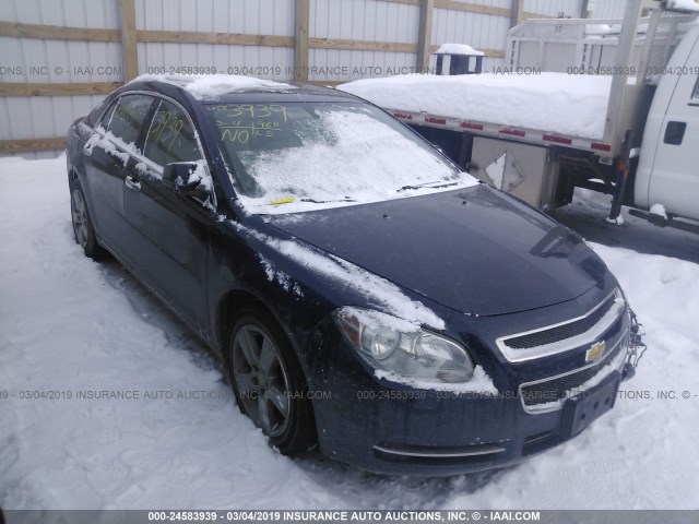 1G1ZD5E00CF339613 - 2012 CHEVROLET MALIBU 2LT Dark Blue photo 1