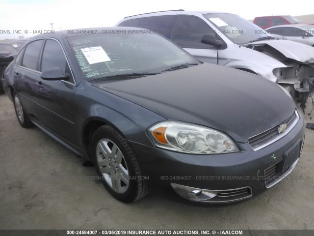 2G1WB5EK0B1254626 - 2011 CHEVROLET IMPALA LT GRAY photo 1