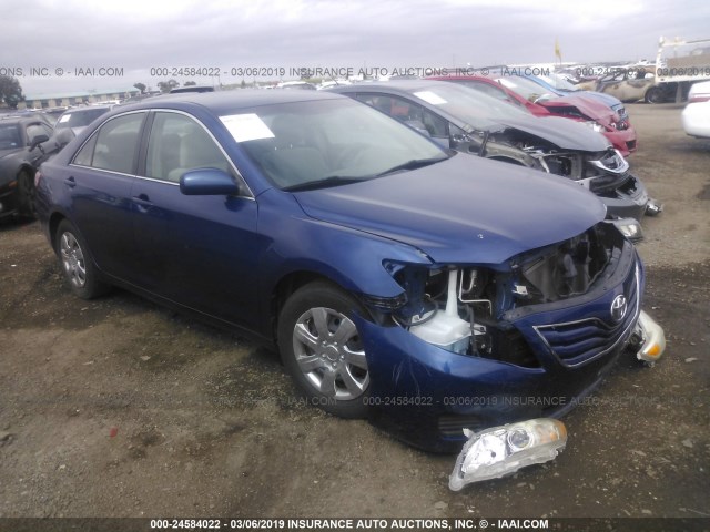 4T4BF3EK6AR019232 - 2010 TOYOTA CAMRY SE/LE/XLE BLUE photo 1