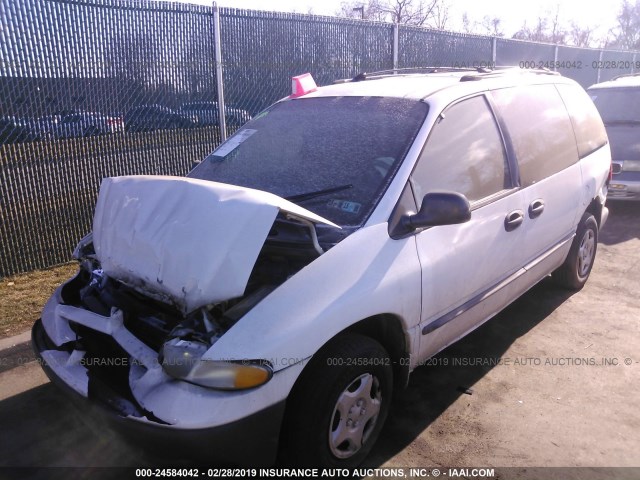 2B4GP25G3YR883604 - 2000 DODGE CARAVAN WHITE photo 2