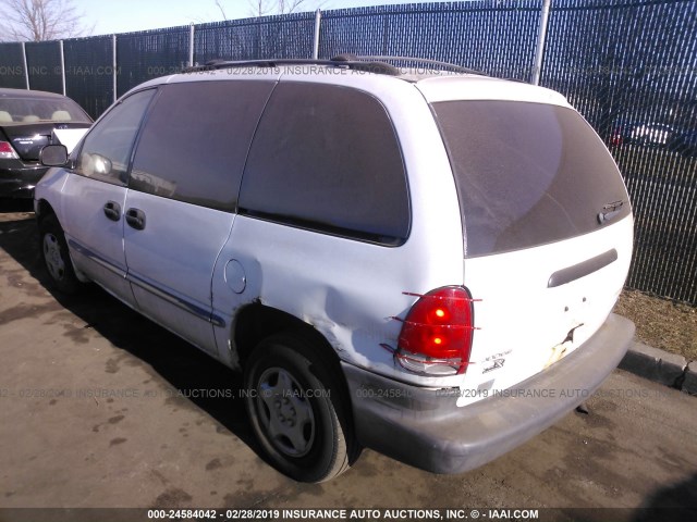 2B4GP25G3YR883604 - 2000 DODGE CARAVAN WHITE photo 3