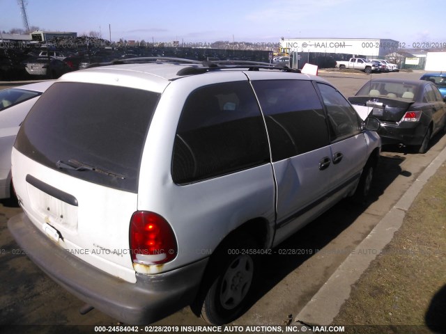 2B4GP25G3YR883604 - 2000 DODGE CARAVAN WHITE photo 4