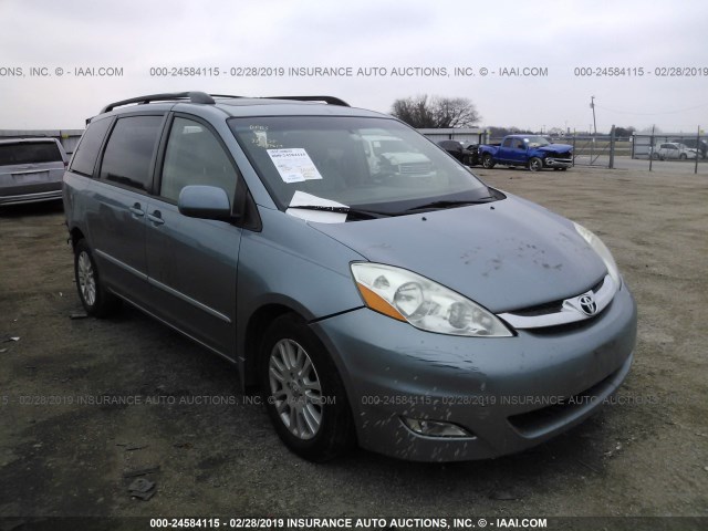 5TDZK22C08S169173 - 2008 TOYOTA SIENNA XLE/XLE LIMITED BLUE photo 1