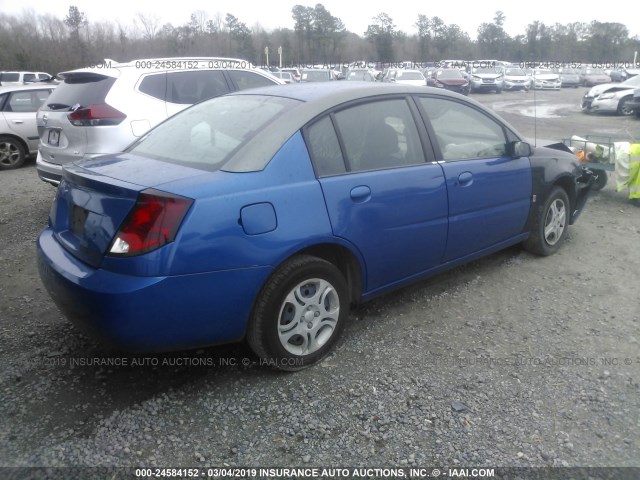 1G8AJ52F63Z159826 - 2003 SATURN ION LEVEL 2 蓝色 照片 4