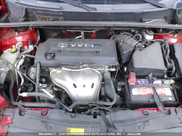 JTLKE50EX91096413 - 2009 TOYOTA SCION XB 红色 照片 10