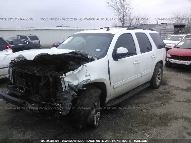 1GKS1AE00DR252535 - 2013 GMC YUKON SLE WHITE photo 2