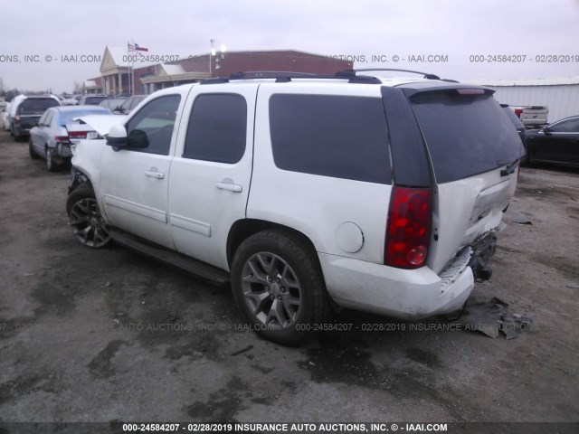 1GKS1AE00DR252535 - 2013 GMC YUKON SLE WHITE photo 3