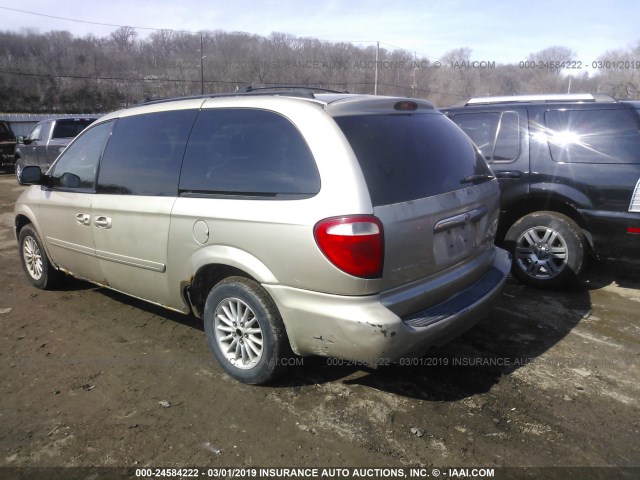 2C4GP44R35R421346 - 2005 CHRYSLER TOWN & COUNTRY LX GOLD photo 3