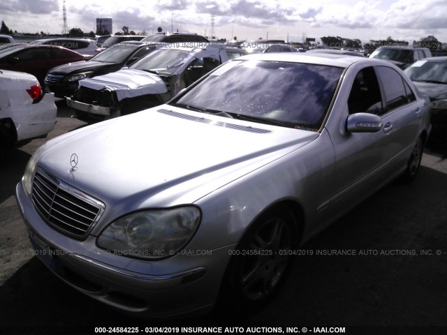 WDBNG70J83A360603 - 2003 MERCEDES-BENZ S 430 SILVER photo 2