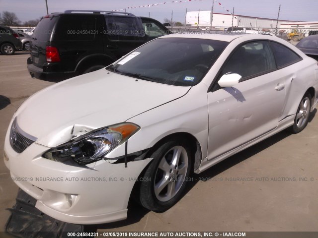 4T1CA38P54U010918 - 2004 TOYOTA CAMRY SOLARA SE/SLE WHITE photo 6