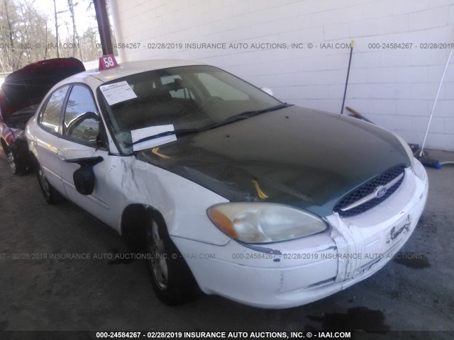 1FAFP55U51G105047 - 2001 FORD TAURUS SES WHITE photo 1