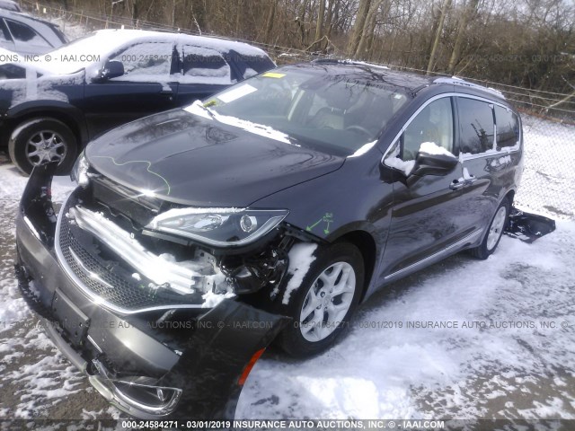 2C4RC1BG1JR132061 - 2018 CHRYSLER PACIFICA TOURING L Մոխրագույն լուսանկար 2