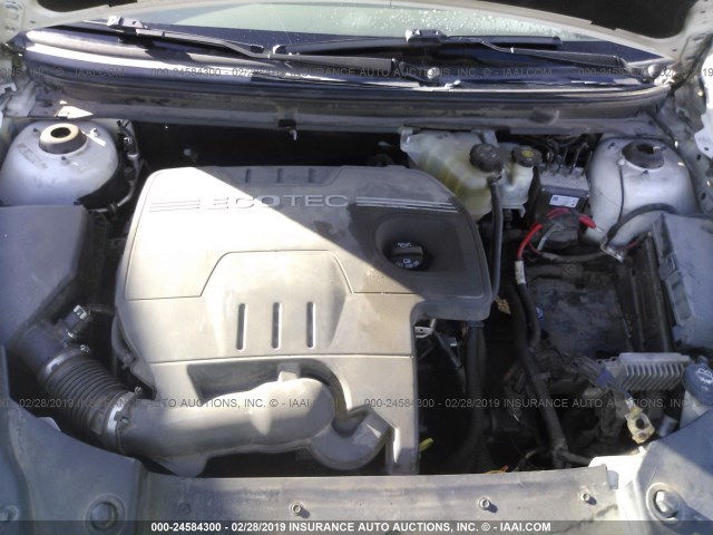 1G1ZB5EB8A4148229 - 2010 CHEVROLET MALIBU LS WHITE photo 6