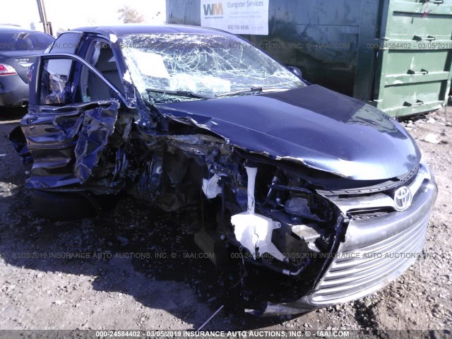 4T4BF1FK8GR566644 - 2016 TOYOTA CAMRY LE/XLE/SE/XSE 蓝色 照片 6
