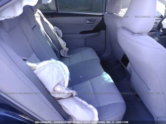 4T4BF1FK8GR566644 - 2016 TOYOTA CAMRY LE/XLE/SE/XSE 蓝色 照片 8