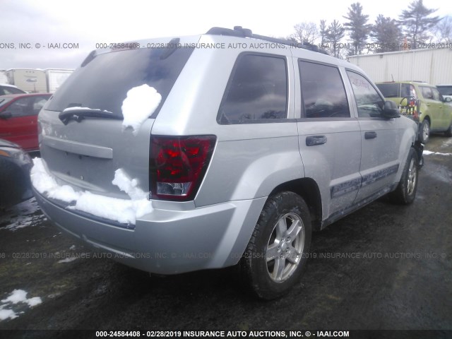 1J8GR48K86C201212 - 2006 JEEP GRAND CHEROKEE LAREDO/COLUMBIA/FREEDOM 银色 照片 4