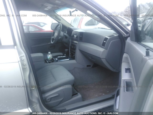 1J8GR48K86C201212 - 2006 JEEP GRAND CHEROKEE LAREDO/COLUMBIA/FREEDOM 银色 照片 5