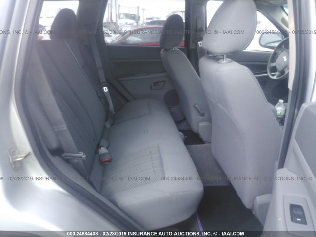 1J8GR48K86C201212 - 2006 JEEP GRAND CHEROKEE LAREDO/COLUMBIA/FREEDOM 银色 照片 8