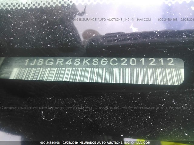 1J8GR48K86C201212 - 2006 JEEP GRAND CHEROKEE LAREDO/COLUMBIA/FREEDOM 银色 照片 9