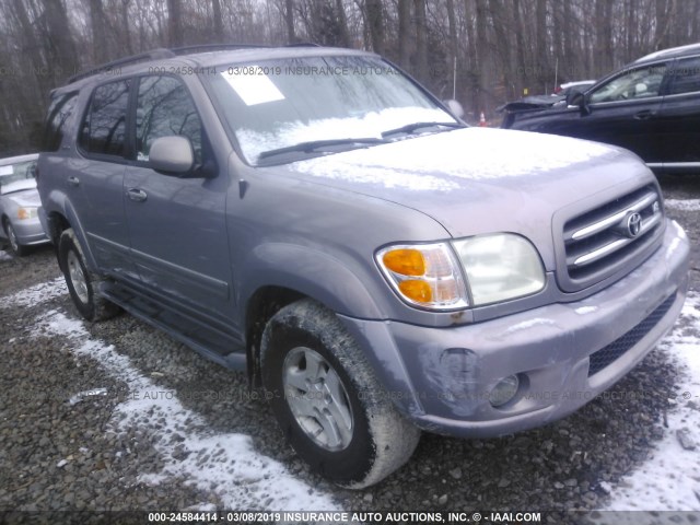 5TDBT48A91S053251 - 2001 TOYOTA SEQUOIA LIMITED GRAY photo 1