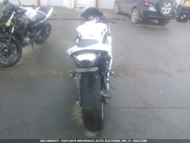 JKAZX4P167A009941 - 2007 KAWASAKI ZX600 P WHITE photo 6