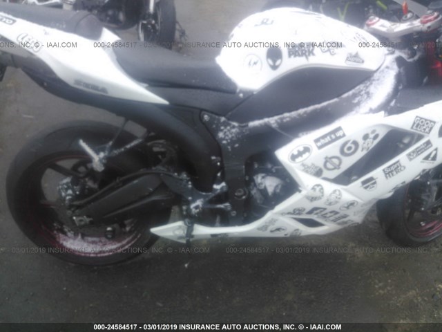 JKAZX4P167A009941 - 2007 KAWASAKI ZX600 P WHITE photo 8