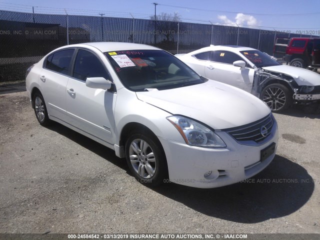 1N4CL2AP7BC185327 - 2011 NISSAN ALTIMA HYBRID WHITE photo 1