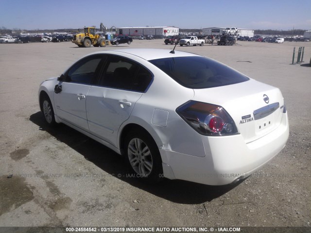 1N4CL2AP7BC185327 - 2011 NISSAN ALTIMA HYBRID WHITE photo 3