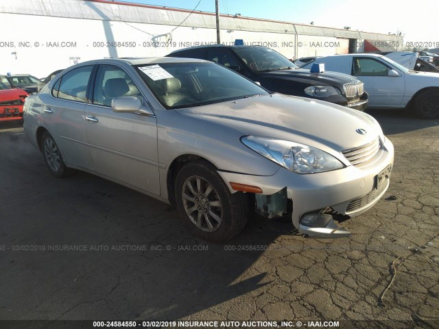 JTHBF30G330144537 - 2003 LEXUS ES 300 SILVER photo 1