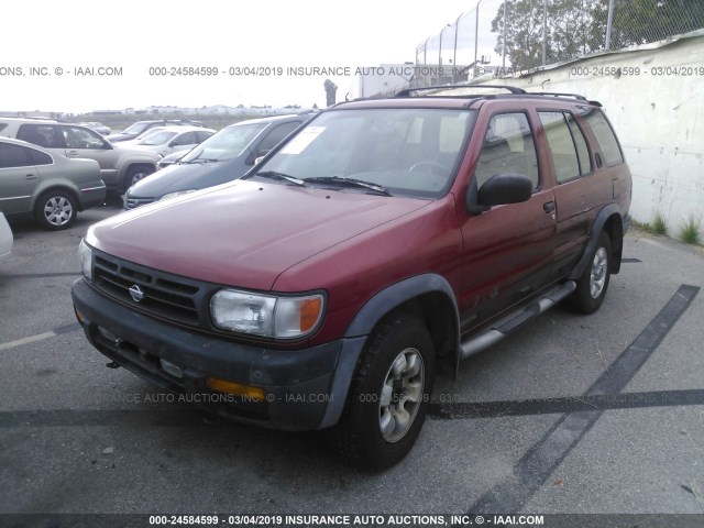 JN8AR05Y3WW218212 - 1998 NISSAN PATHFINDER LE/SE/XE Qırmızı foto 2