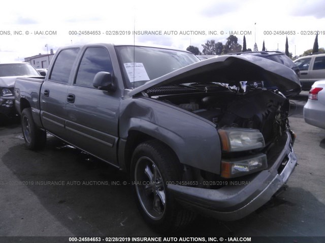 2GCEC13V461249697 - 2006 CHEVROLET SILVERADO C1500 GRAY photo 1