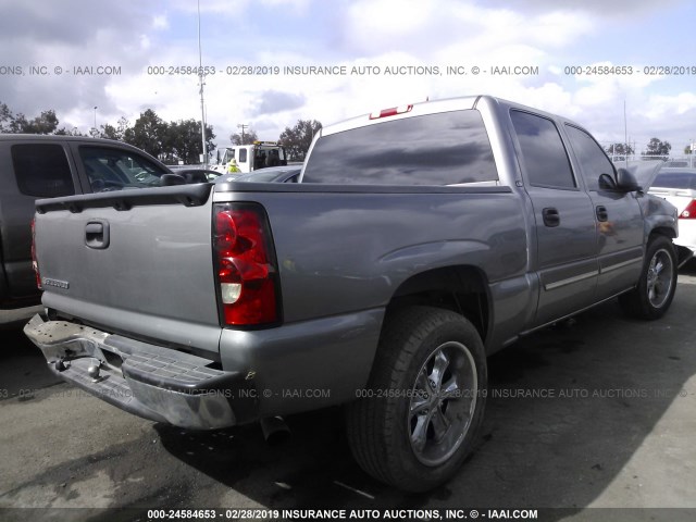 2GCEC13V461249697 - 2006 CHEVROLET SILVERADO C1500 GRAY photo 4