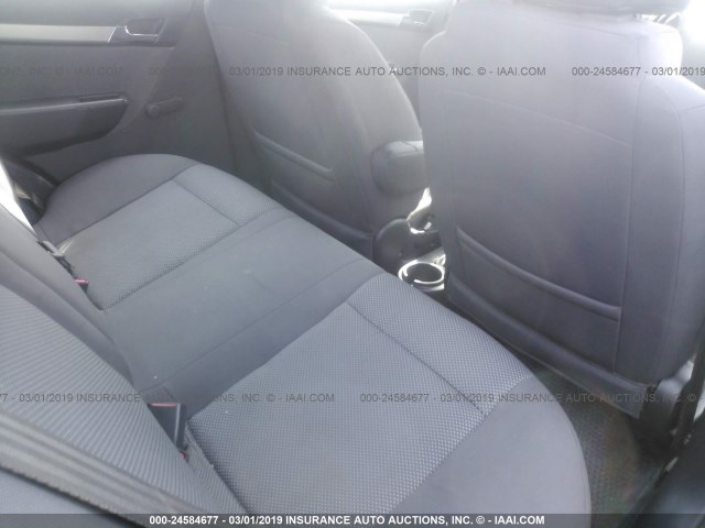 KL1TD56E59B355160 - 2009 CHEVROLET AVEO LS/LT Қызыл фото 8