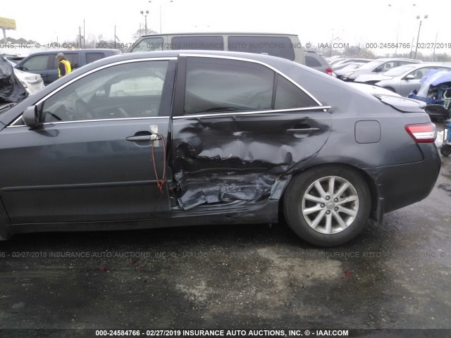 4T1BK3EK8AU112565 - 2010 TOYOTA CAMRY SE/LE/XLE GRAY photo 6