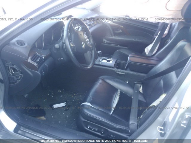 JH4KB16586C000880 - 2006 ACURA RL SILVER photo 5