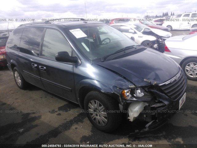 2A4GP44R77R352576 - 2007 CHRYSLER TOWN & COUNTRY LX Dark Blue photo 1