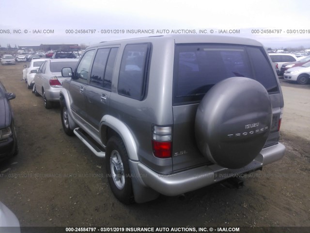 JACDJ58X2Y7J04164 - 2000 ISUZU TROOPER S/LS/LIMITED 灰色 照片 3