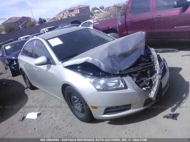 1G1PH5SB7E7484825 - 2014 CHEVROLET CRUZE ECO SILVER photo 1