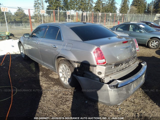 2C3CA5CG6BH559068 - 2011 CHRYSLER 300 LIMITED GRAY photo 3